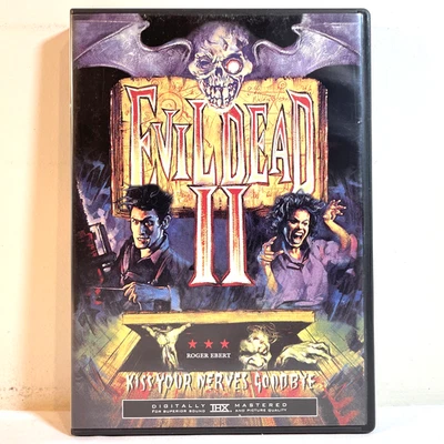 EVIL DEAD II (1987) DVD Bruce Campbell - Slapstick Comedy Zombie Horror - Image 1 of 4