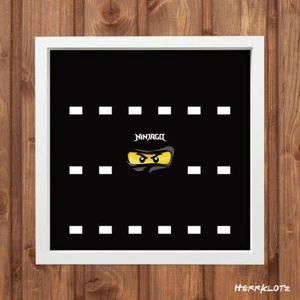 Displayrahmen für LEGO® Minifiguren - Ninjago - Schwarz - Bild 1 von 7