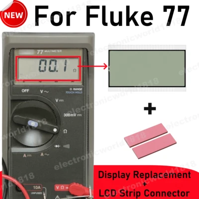 For Fluke 77 Portble Digital Multimeters LCD Display Screen Replacement Part NEU - Bild 1 von 4