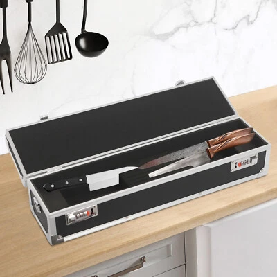 Estuche de Cuchillo para Chefs 8 Ranuras Portátil Organizador de Cuchillo Estuche de Cuchillo con Cerraduras Foto 1 de 4