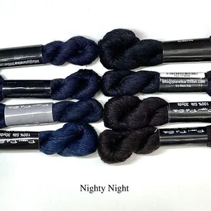 Planet Earth Pepper Pot single strand silk Nighty Night collection nearly blacks - Picture 1 of 2