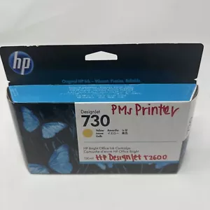 Neu Original HP 730 130ml Gelb DesignJet Tintenpatrone - (P2V64A) FEB 2025 - Bild 1 von 8