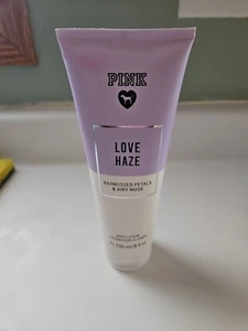 Victoria's Secret Pink Love Haze Rainkissed Petals & Airy Musk Body Lotion 8 oz - Picture 1 of 1