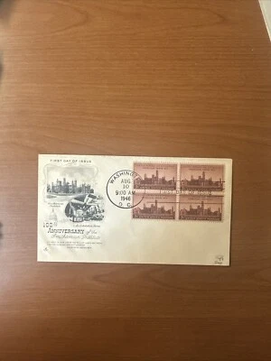 943 Smithsonian Institute 100th Anniversary (Art Craft FDC 1946 Washington DC) - Image 1 of 4