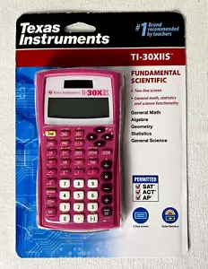 Texas Instruments TI-30X IIS zweizeiliger wissenschaftlicher Taschenrechner - Pink, NEU - Bild 1 von 3