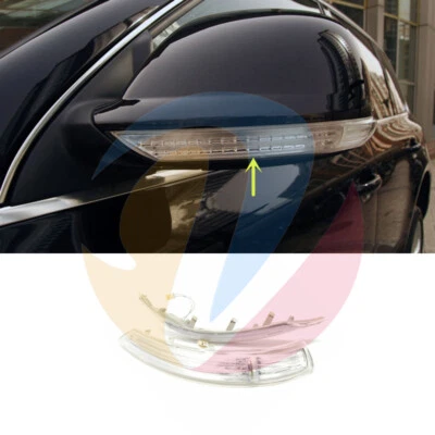 √ 1 par de luces de espejo retrovisor exterior para VW Volkswagen Touareg 2008-2010 Foto 1 de 4
