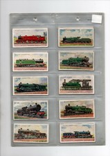 Eb2 - 1924 Railway engines Wills full cigarette card set  