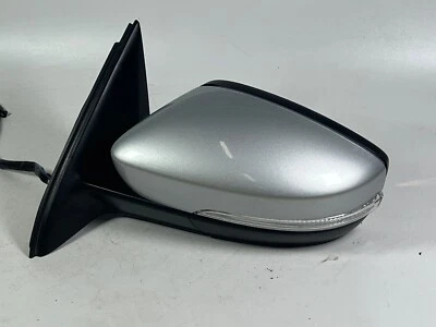 Espejo retrovisor izquierdo para conductor Volkswagen Jetta 2011-2016 con giro plateado escarcha Foto 1 de 4