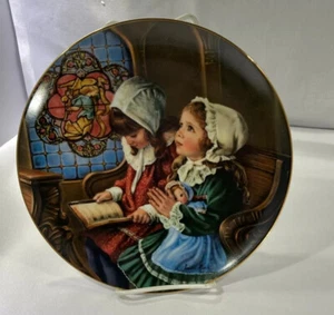 Sandra Kuck Giving Thanks November Childhood Almanac Plate Collection Reco 1984 - Picture 1 of 6