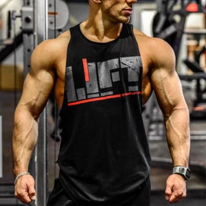 Camiseta sin mangas Fitness Hombres Culturismo 2018 Ropa Fitness Hombres Camisa Crossfit Chalecos - Imagen 1 de 9