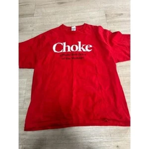 Choke Official Soft Drink Of The Yankees Vtg Size XL Shirt Boston Red Sox - Picture 1 of 9