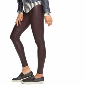 Spanx Faux Leather Red Leggings for 