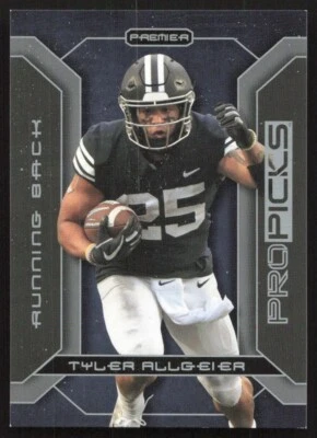 2022 Pro Picks Premier Tyler Allgeier BYU Cougars #PP-24 - Image 1 of 2