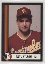1992-93 Motion Florida State Seminoles Superstars Paul Wilson #35