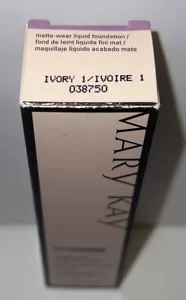 Mary Kay Timewise Matte Wear Liquid Foundation Ivory 1. #038750 1 Fl Oz. New - Picture 1 of 3