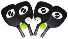 Optima Starter Pickleball Set 4 Paddles 4 Pickleballs
