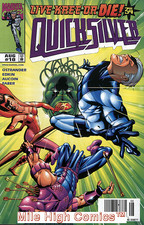 QUICKSILVER (1997 Series) #10 NEWSSTAND Very Fine Comics Book