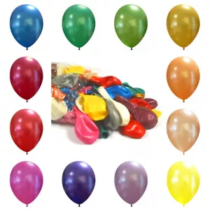 25-100 Stück Luftballons XL Groß Metallic, ca. 32 cm, für Helium geeignet - Bild 1 von 20