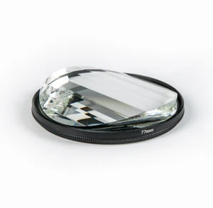Filtro de lente prisma lineal Photoing 77 mm primer plano desenfoque lente SLR filtro accesorio - Imagen 1 de 8