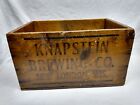 Vintage Theo. Knapstein Brewing Co. New London, Wis Beer Bottle Crate Case sign