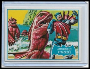 Batman Topps 1989 1966 edición de reedición de lujo Blue Bat Amphibious Attackers #10B - Imagen 1 de 2