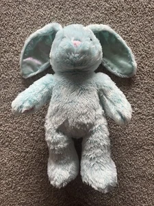 Build A Bear Sky Blue Pawlette Sparkle Rabbit Bunny Plush - Picture 1 of 4