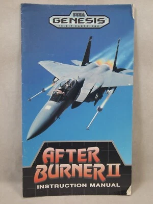 After Burner II (SEGA Genesis) Authentic MANUAL ONLY - Image 1 of 4