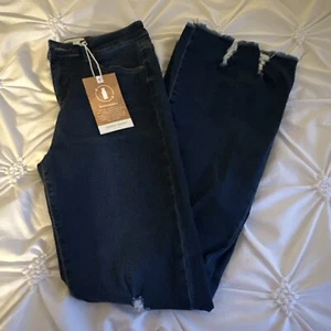 Gogo Jeans Junior Mid Rise Flare Distressed Stretch Gr. 7/28 blau - Bild 1 von 23