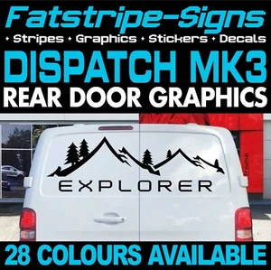 para adaptarse CITROEN DESPATCH MK3 EXPLORER MOUNTAIN PEGATINAS GRÁFICAS FURGONETA - Imagen 1 de 2