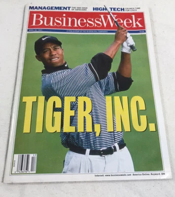 Business Week Magazine April 28 1997 Tiger Woods Inc Newsstand No Label - Image 1 of 4