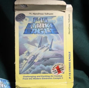 F-15 Strike Eagle Microprosa Apple II einige Box Schäden - Bild 1 von 7