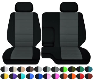 Fundas de asiento de banco de camión de mezcla de algodón para Toyota Tacoma 95-00 asientos 60-40 + 2 horas - Imagen 1 de 21