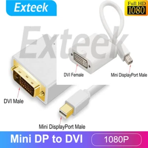 Mini Display Port DP Male to DVI Male Female Adapter Cable Cord For MacBook Pro - Picture 1 of 16