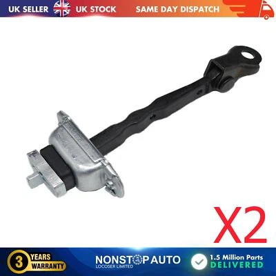 2 X Correa de retención de bisagra de puerta delantera derecha izquierda se adapta a Toyota Auris  - Imagen 1 de 4