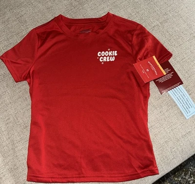 Camisa de pijama roja de Navidad Target Wondershop COOKIE CREW para niños - talla XS 4/5- NUEVA CON ETIQUETAS Foto 1 de 2