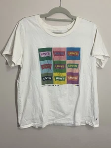 T-shirt donna Levi's logo vestibilità standard taglia 1x in ottime condizioni - Foto 1 di 7