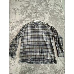 Ralph Lauren Gregor kariertes Button Down Hemd Herren Große L 100% Baumwolle Freizeit - Bild 1 von 9