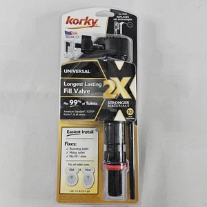 Korky Kit Valvola di Riempimento Universale Bagno WC Installazione Serbatoio Servizio NUOVO - Foto 1 di 6