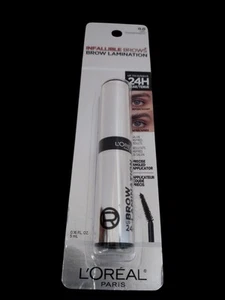 Loreal Paris INFALLIBLE BROWS LAMINATION 24 HOUR Wear 0.0 Transparent 0.16 fl oz - Picture 1 of 24