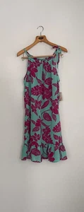 Tommy Bahama Damen Blumen Bademode Überwurf transparentes Kleid Größe Large - Bild 1 von 12