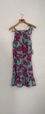 Vestido transparente Tommy Bahama floral para mujer talla grande Foto 1 de 4