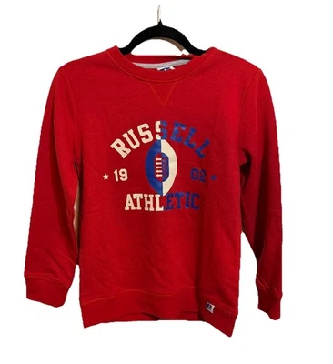 Sudadera Atlética Russell Niños Mediana Cuello Redondo Pullover Fútbol Dos Tonos Foto 1 de 4