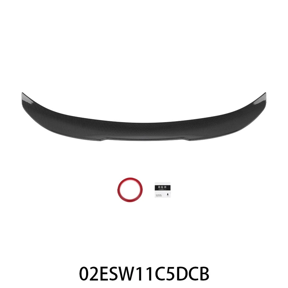 FOR BMW E90 3 SERIES 328I 335I 2006-11 REAR SPOILER TRUNK CARBON LOOK PSM STYLE - Image 1 of 1