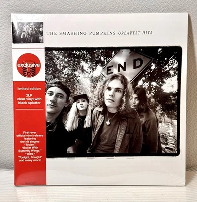 Smashing Pumpkins Greatest Hits Target Exclusive Black Splatter 2LP Vinyl SEALED - Image 1 of 4