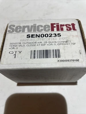 SERVICE FIRST/TRANE SEN00235 OUTDOOR AIR SENSOR-NIB - Image 1 of 3