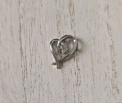 Alwand Vahan 10k Oro blanco diamante colgante Collar 4 Foto 1 de 4