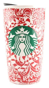 Starbucks Holiday Ceramic Tumbler 12oz Mug Cup Splash Lid Gift Box 2016 Collecti - Picture 1 of 11