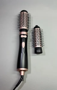 Air Styler 2 in 1 Hair Dryer Round Big Hot Brush Rotating Airflow Easy Fast Dry - Picture 1 of 24
