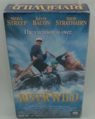 The River Wild (VHS, 1994, Full Screen) New & Sealed Meryl Streep Kevin Bacon - Image 1 of 4