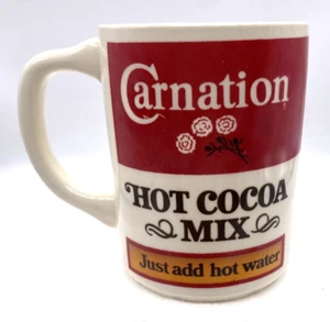 Vintage Nelke Hot Cocoa Mix Werbung Keramik Becher USA - Bild 1 von 10